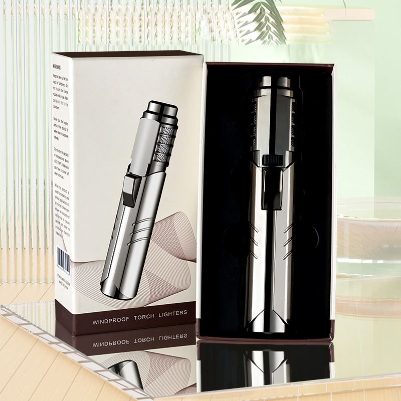 High-Temperature Windproof Metal Torch Lighter
