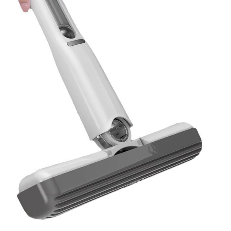 Foldable Mini Mop Portable Wet & Dry Use Strong Absorbent Sponge Sliding Wringing 70-80% Dehydration Rate for Desktop Cleaning