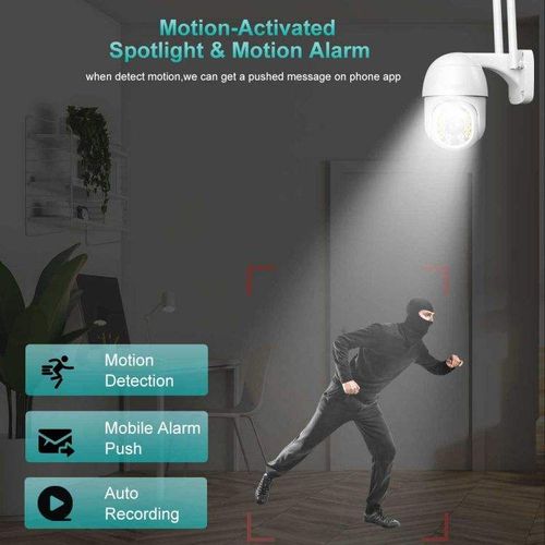 🔥🔥🔥Hot Sale: 50% Off! 1080p Mini Outdoor Wireless WiFi 360-Degree Panoramic IP Home Security Camera