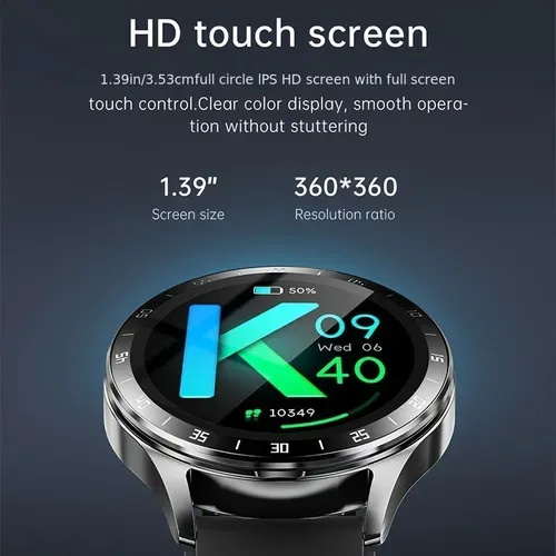 Waterproof Blood Oxygen Sleep Monitor 3 in 1 SmartWatch With Earphone