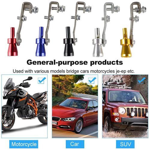 Modified Exhaust Non-sound Imitator, Motorcycle Exhaust Tip, Turbo Whistle, Car Exhaust Pipe Sound Generator