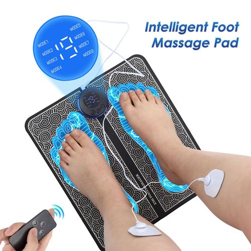 New Portable Folding Electric Battery-Powered Lightweight Relaxation Massager Vibrating Massage Mattress Foot Timer Massager