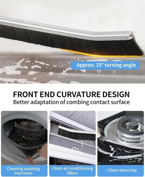 (5pcs 1set) crevice cleaning brush set, stiff bristle crevice brush, multi-functional crevice cleaning tool