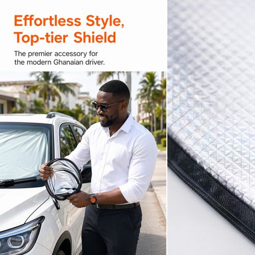 HeatShield Car Sun Visor Cover – Keep Your Car Cool, Protect Interior from Harsh Sunlight