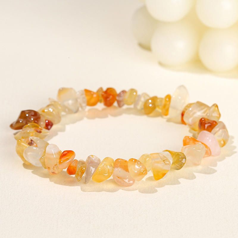 Natural Crystal Rose Quartz Mix Bracelet Perfect for weddings, parties, and gift-giving occasions