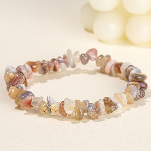 Natural Crystal Rose Quartz Mix Bracelet Perfect for weddings, parties, and gift-giving occasions