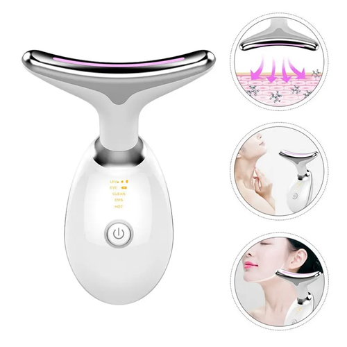 Hot Selling In-1 Neck & Face Beauty Device for Women V-face Shaping Neck Lifting Anti-wrinkle Anti-aging
