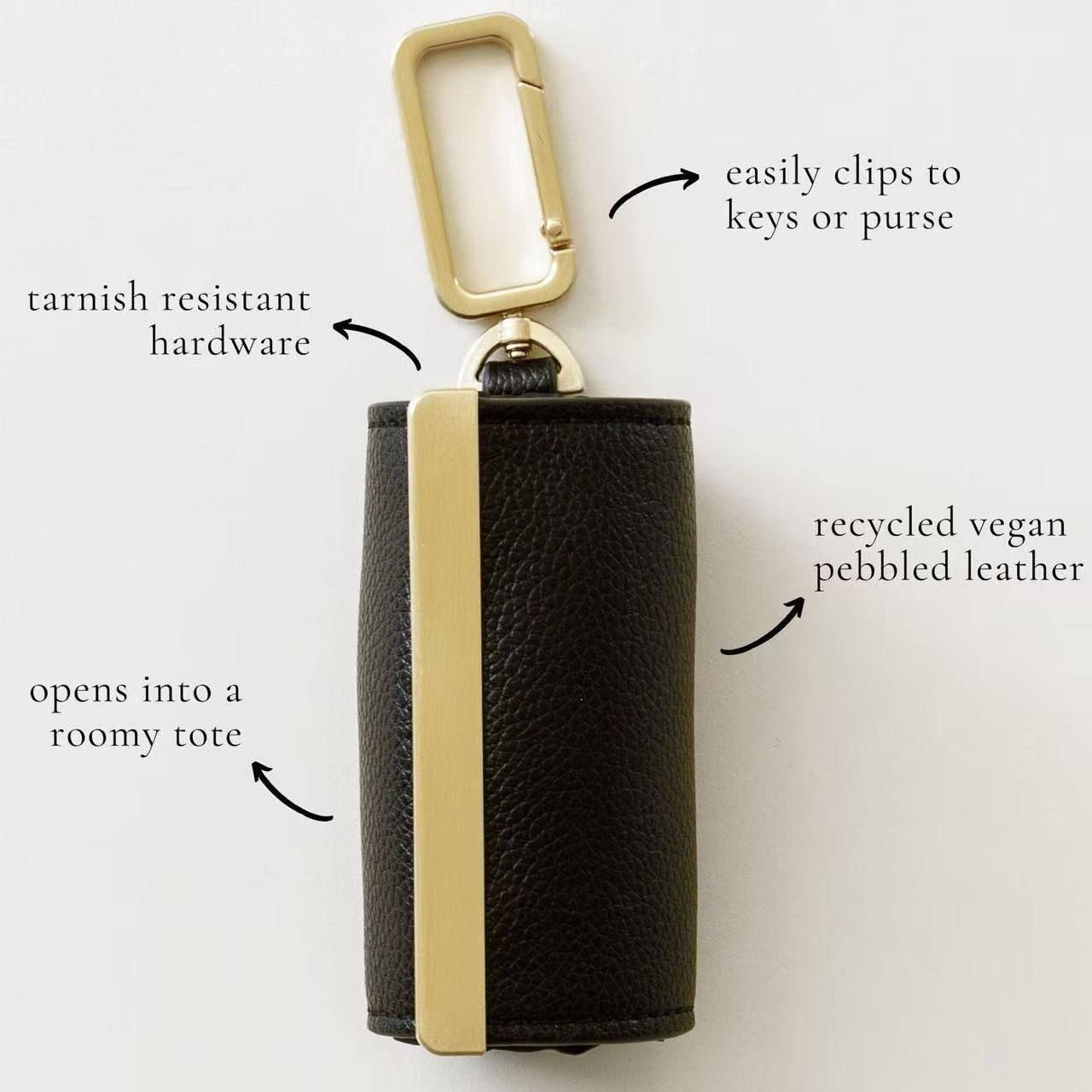 Eco-Friendly Portable Vintage-Style Oversized Foldable Shopping Shoulder Bag with Keyring Charm and Single Handle Design