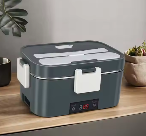 Electric Lunch Box Food Heater 3 in 1 Ultra Quick Heated Lu