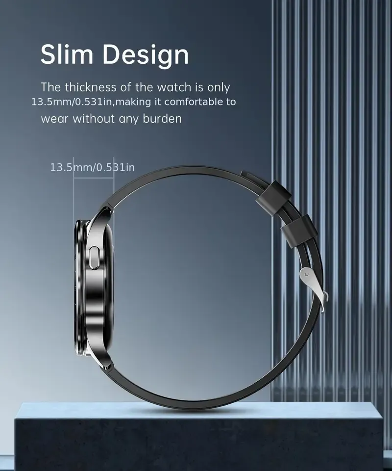 Waterproof Blood Oxygen Sleep Monitor 3 in 1 SmartWatch With Earphone