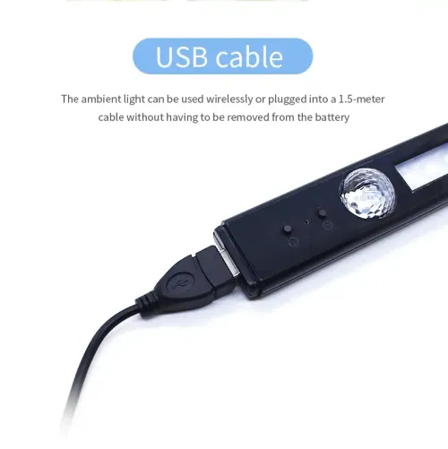 LED Car Atmosphere Lamp USB Wireless Roof Star Light Multiple Modes Automotive Interior Lights Auto Interior Lighting