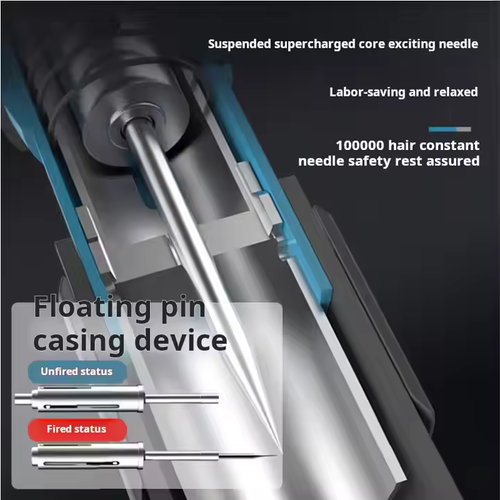 Portable Handheld Nail Gun - Manual & Powerful Mini Nailer for Carpentry, Concrete, Wall, Flooring