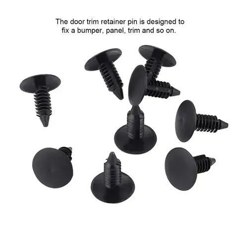 (100pcs 1set）Car Bumper Retainer Clips Fender Hole Rivets Universal Door Trim Panel Fastener Clips Screw Mix Size Auto Tool