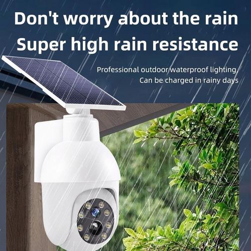 ⏰🔥Hot Sale: 49% Off ! Solar-Powered Simulated Surveillance Camera Street Light