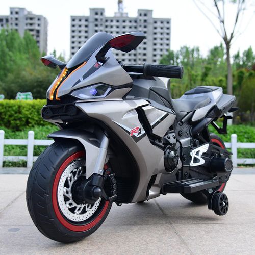 Popular High-Spec Kids' Electric Motorcycle Two-Wheel Electric Motorcycle 12V Battery, Wheel Lights, Bluetooth