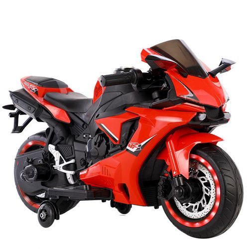 Popular High-Spec Kids' Electric Motorcycle Two-Wheel Electric Motorcycle 12V Battery, Wheel Lights, Bluetooth
