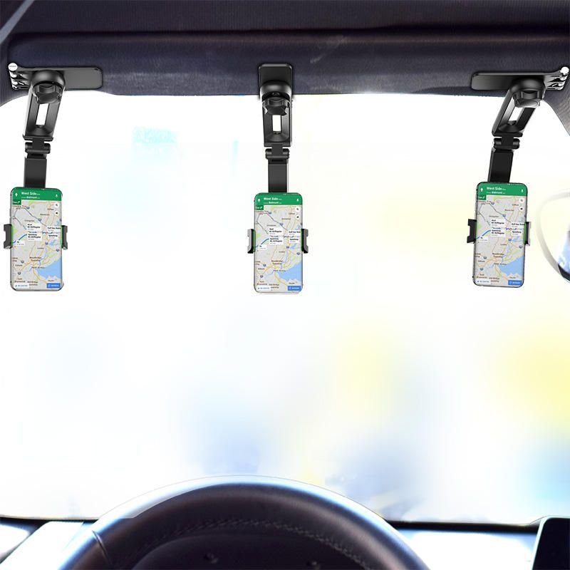 Hot Sale Universal Phone Holder Silent Bearing Design, 1080° Rotation, Unobstructed View for Safe Driving