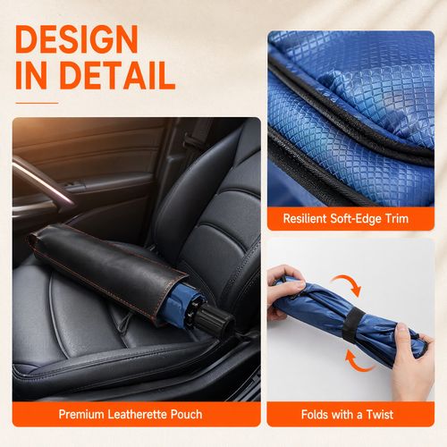 HeatShield Car Sun Visor Cover – Keep Your Car Cool, Protect Interior from Harsh Sunlight