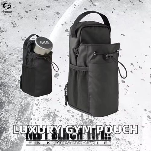 Magnet Gym Bag Sling Bottle with Magnetic Water Bottle Holder Gym Pouch Crossbody Bag for Travel Sports Work Fitness