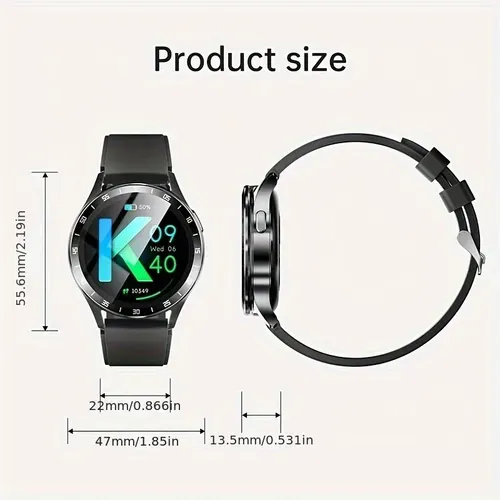 Waterproof Blood Oxygen Sleep Monitor 3 in 1 SmartWatch With Earphone