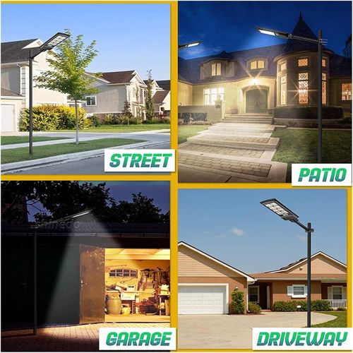 504 Led Powerful Lampe Solaire Outdoor Motion Sensor External Waterproof 12000 Lumen Solar Street Light