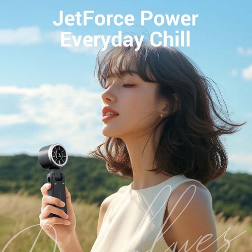Summer Rechargeable Stand Fan Mini Cooling Personal Portable Handheld Turbo High Speed Black Mini Fan
