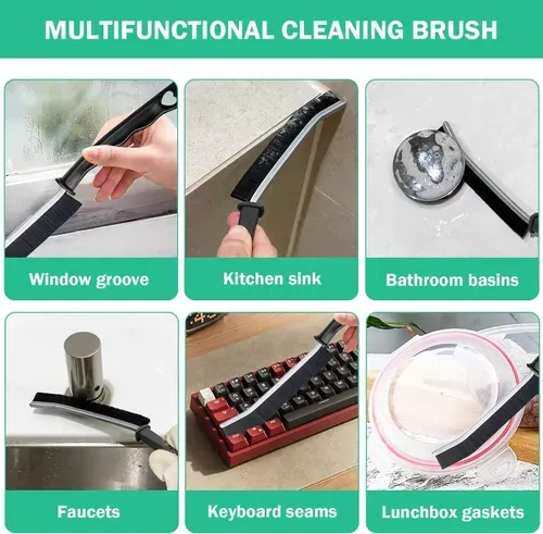 (5pcs 1set) crevice cleaning brush set, stiff bristle crevice brush, multi-functional crevice cleaning tool