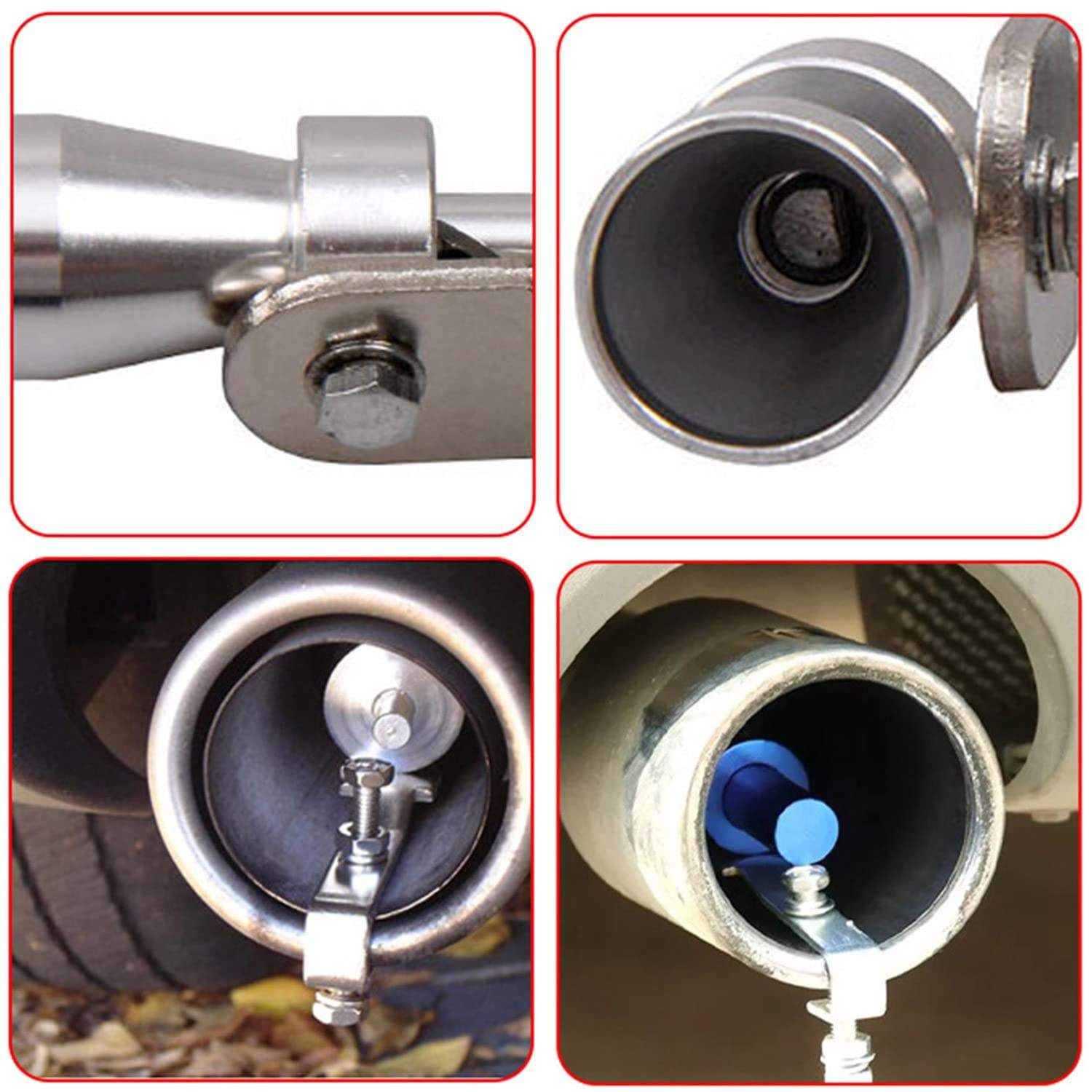 Modified Exhaust Non-sound Imitator, Motorcycle Exhaust Tip, Turbo Whistle, Car Exhaust Pipe Sound Generator