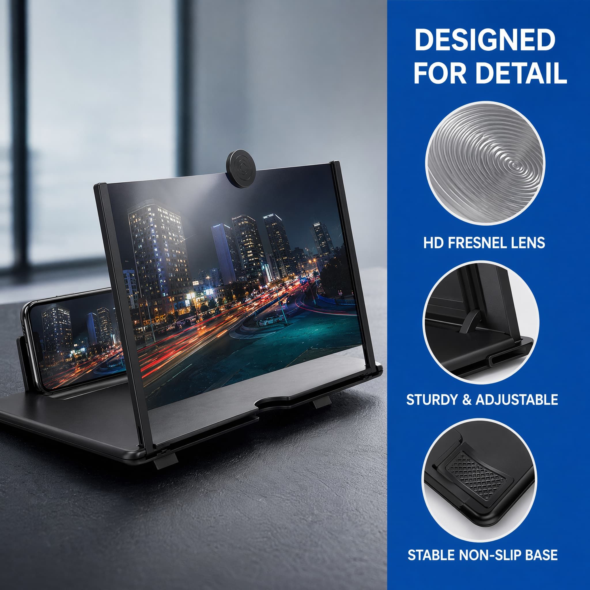 🔥🔥SALE 49% OFF！！Universal Mobile Screen Magnifier | 4x Screen Magnifier