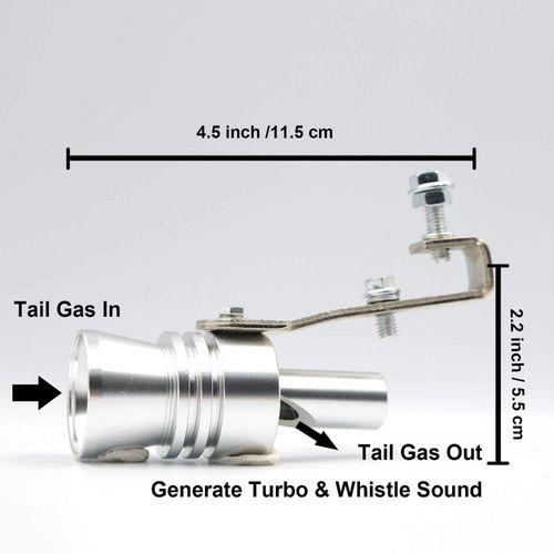 Modified Exhaust Non-sound Imitator, Motorcycle Exhaust Tip, Turbo Whistle, Car Exhaust Pipe Sound Generator
