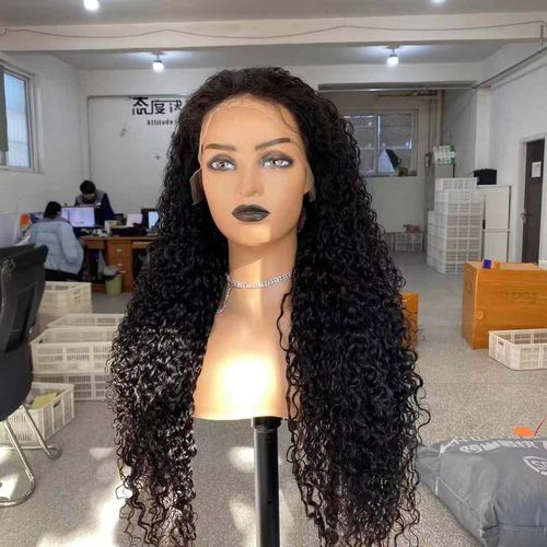 5pcs Deep curly HD full frontal wig 28