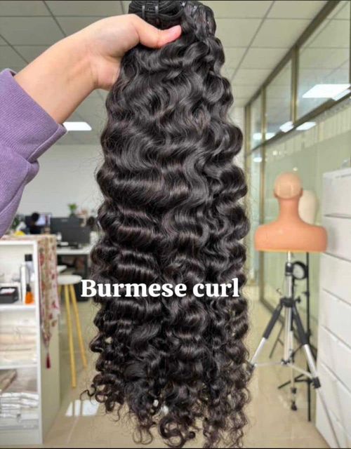 3pcs Burmese Curly hair 24'' hot selling