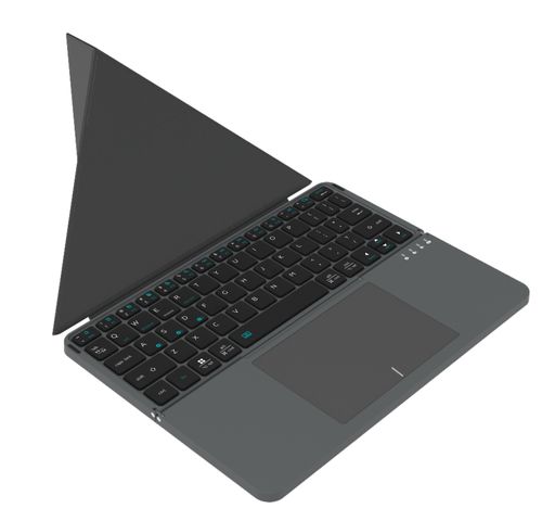 Novo teclado Bluetooth dobrável com touchpad