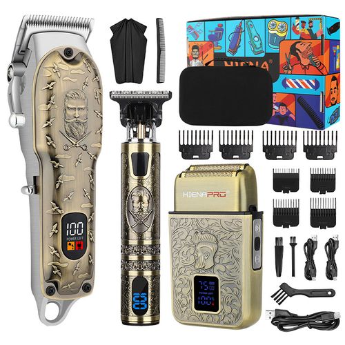 Rechargeable Electric Beauty Kit with LCD Battery Display