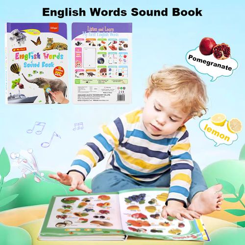 Audio Point Reading Book for Early Childhood English Vocabulary Enlightenment