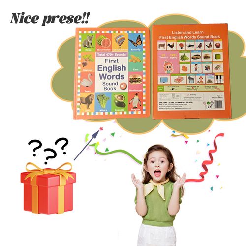 Audio Point Reading Book for Early Childhood English Vocabulary Enlightenment