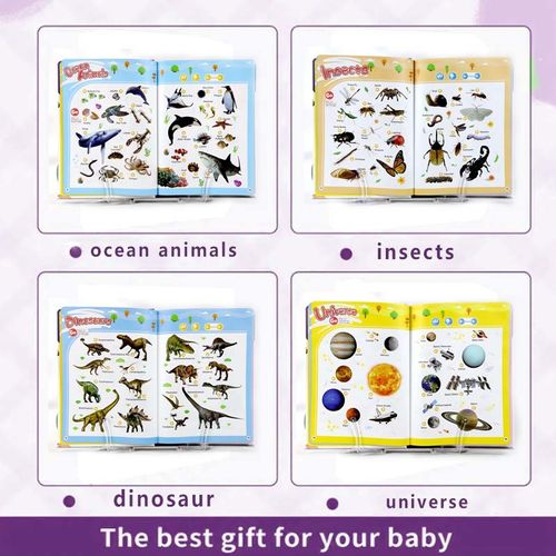 Audio Point Reading Book for Early Childhood English Vocabulary Enlightenment