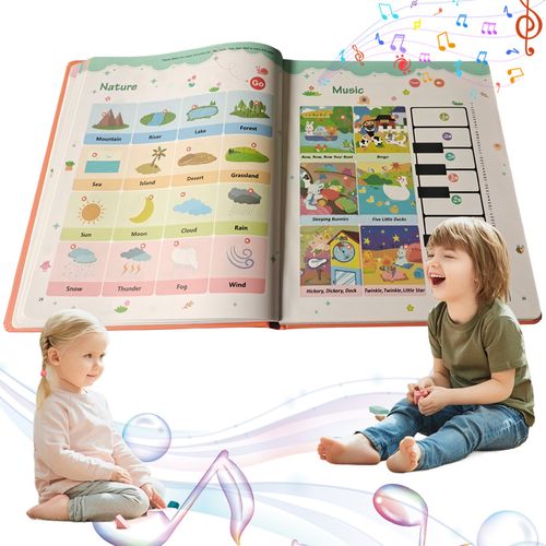 Audio Point Reading Book for Early Childhood English Vocabulary Enlightenment