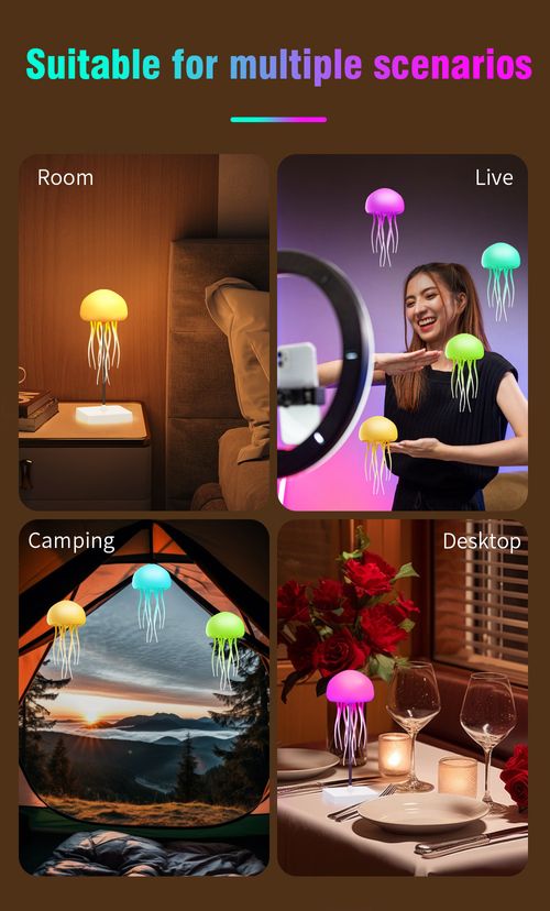 Smart Voice-Controlled Jellyfish Lamp