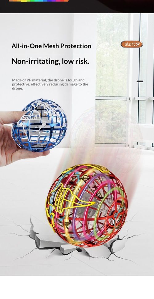 UFO Induction Gyro Flying Ball Light-Up Toy