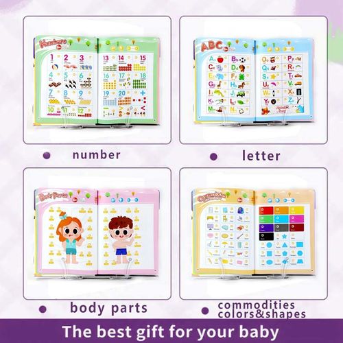Audio Point Reading Book for Early Childhood English Vocabulary Enlightenment