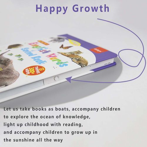 Audio Point Reading Book for Early Childhood English Vocabulary Enlightenment