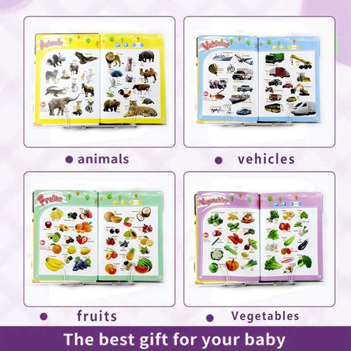 Audio Point Reading Book for Early Childhood English Vocabulary Enlightenment