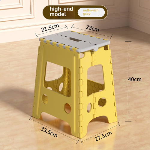 Portable Thickened Folding Plastic Stool