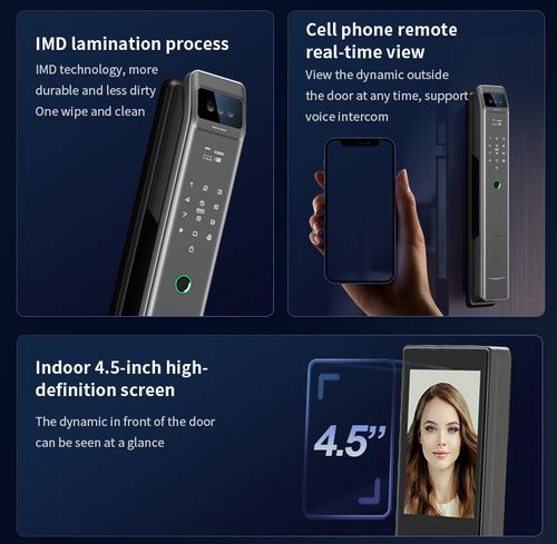 Smart Home Graffiti Aluminum‑Faced Digital Fingerprint Automatic Biometric Lock