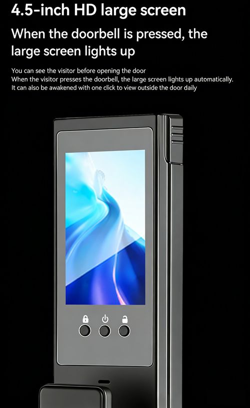 Smart Home Graffiti Aluminum‑Faced Digital Fingerprint Automatic Biometric Lock