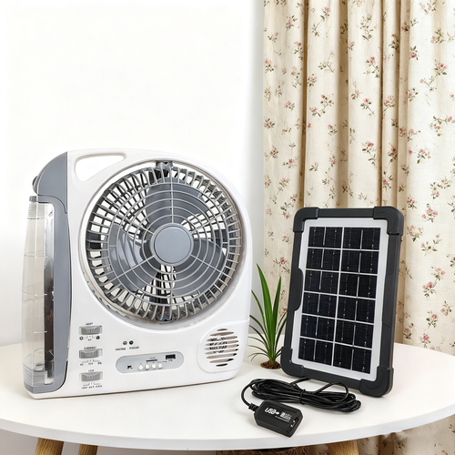 8-inch Emergency Charger Portable Multi-functional Fan