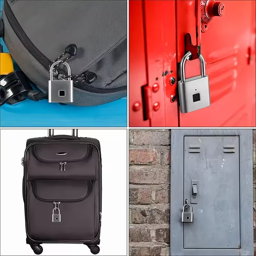 Portable anti-theft padlock