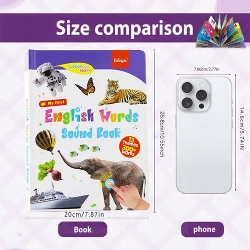 Audio Point Reading Book for Early Childhood English Vocabulary Enlightenment