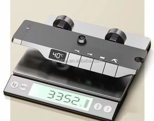 Piano-style digital control shower head